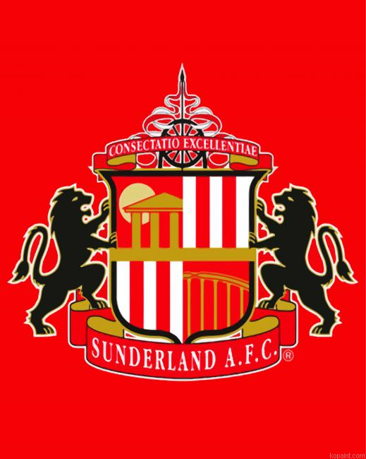 Sunderland Afc Logo Painting By Numberss.png