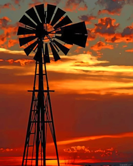 Sunset Silhouette New Painting By Numberss.png