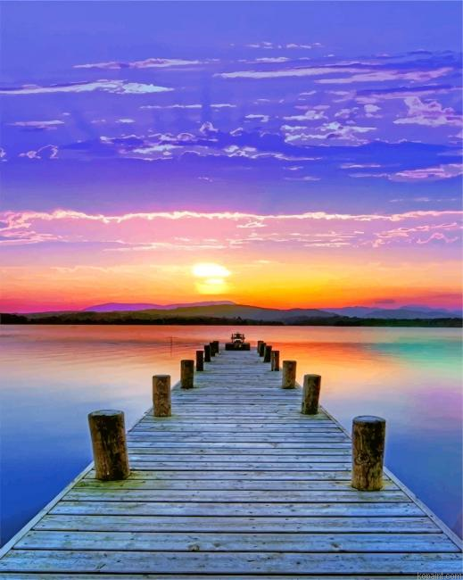 Sunset Time Painting By Numberss.png