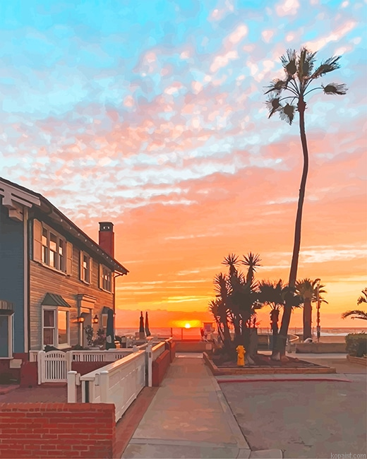 Sunset View Los Angeles New Painting By Numberss.png