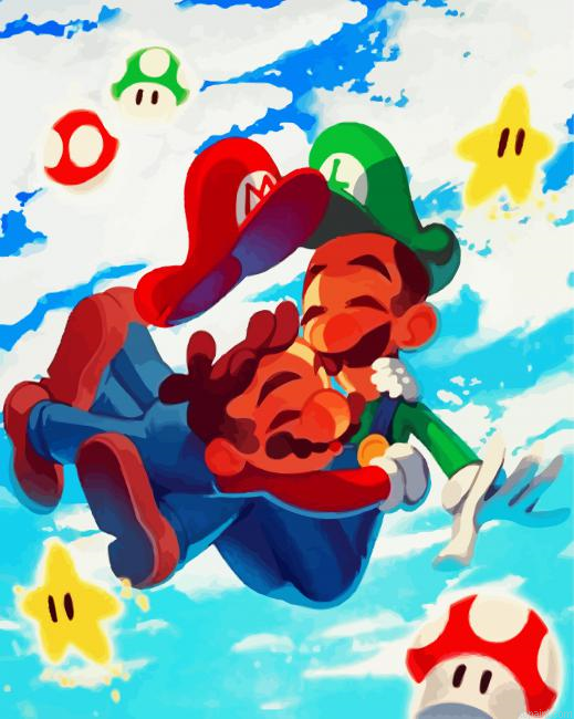 Super Brothers Painting By Numberss.png