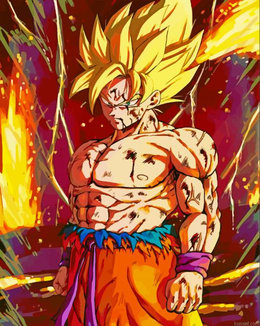 Super Saiyan Dragon Ball Painting By Numberss.png
