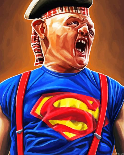 Super Sloth From The Goonies Painting By Numberss.png