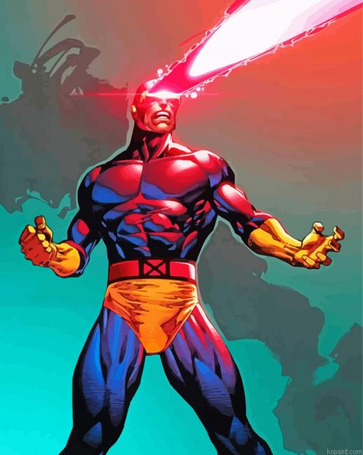 Superheroo Cyclops X Men Paint By Numbers
