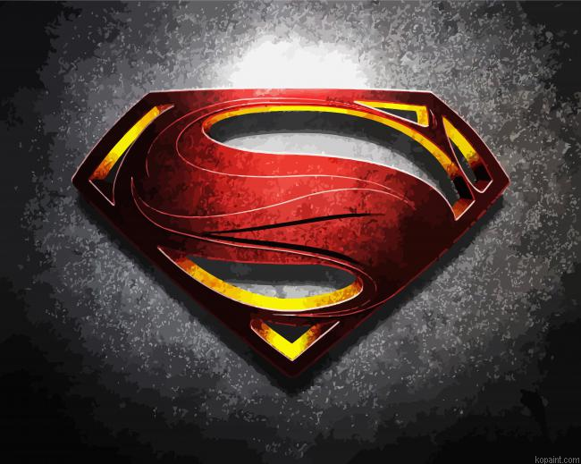Superman Logo Painting By Numberss.png