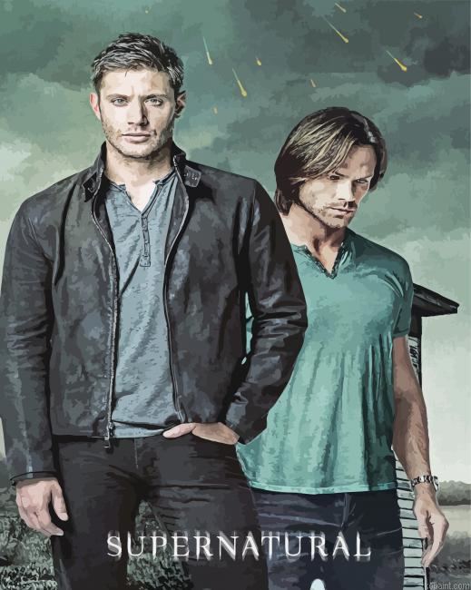 Supernatural Poster Painting By Numberss.png