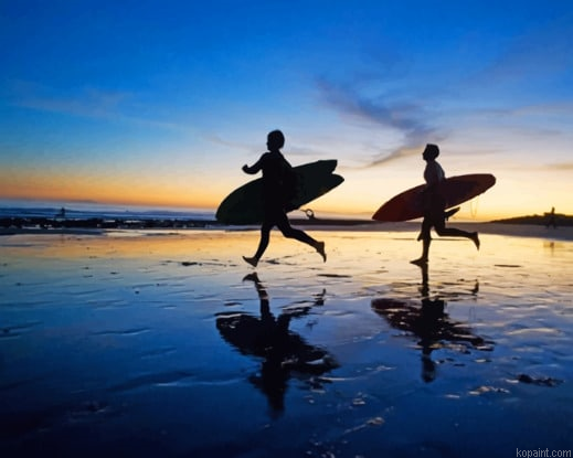 Surfers Silhouette Painting By Numberss.png