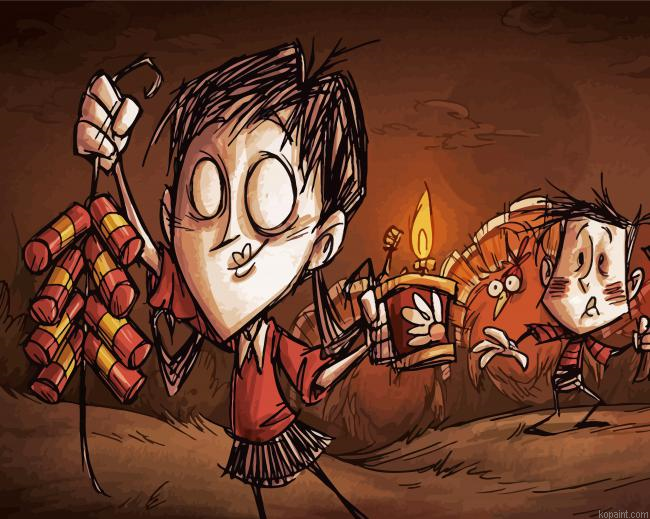 Survival Game Dont Starve Together Painting By Numberss.png