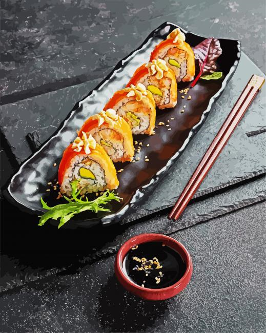 Sushi Paint By Numbers