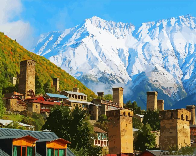 Svan Tower Tbilisi Painting By Numberss.png
