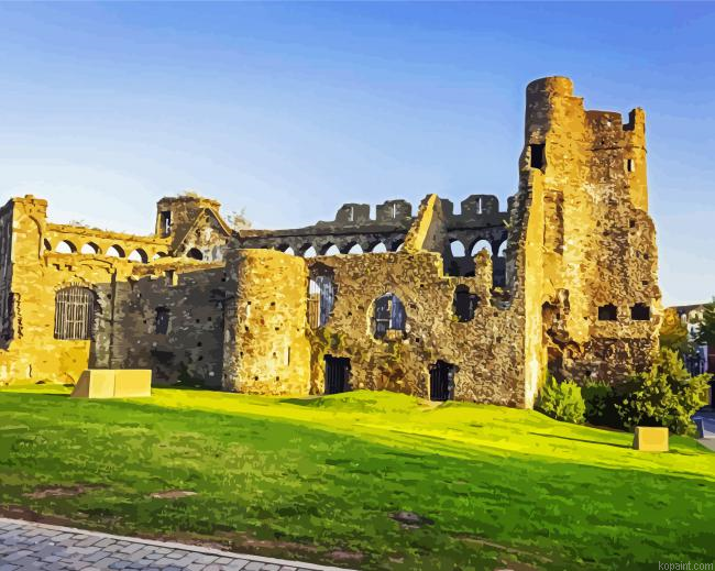 Swansea Castle Building Painting By Numberss.png