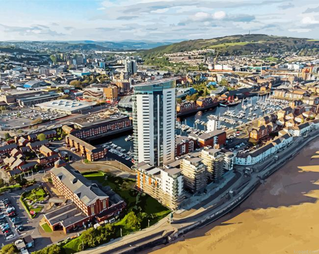 Swansea Wales Painting By Numberss.png