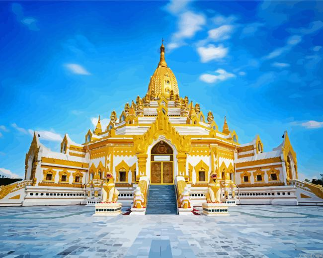 Swe Taw Myat Pagoda Yangon Painting By Numberss.png