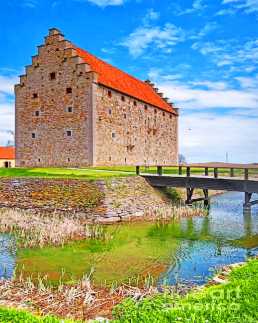 Sweden Landscape Painting By Numberss.png