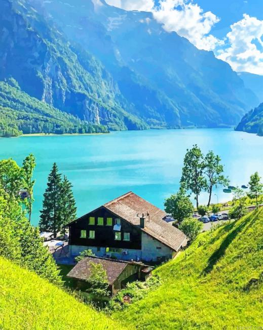 Switzerland Landscape New Painting By Numberss.png