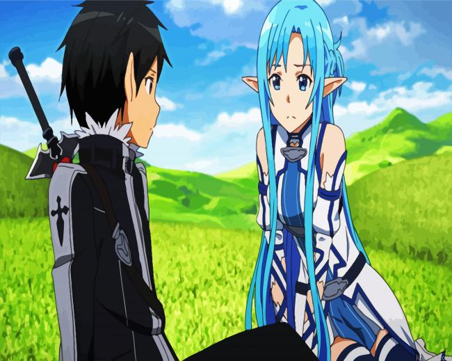 Sword Art Online Anime Game Painting By Numberss.png
