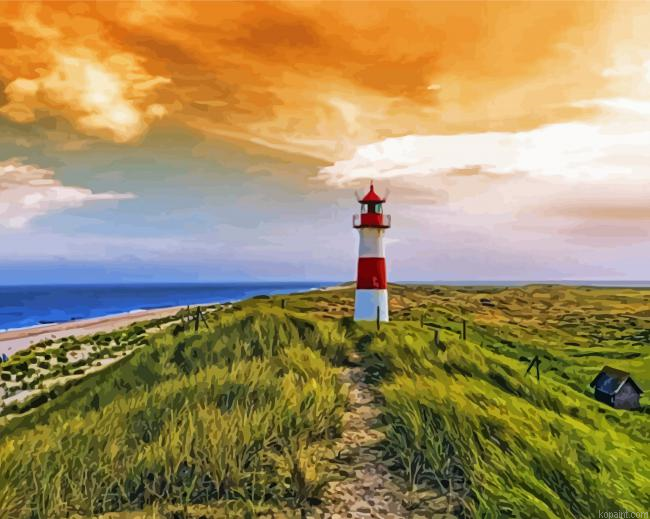 Sylt Lighthouse Painting By Numberss.png