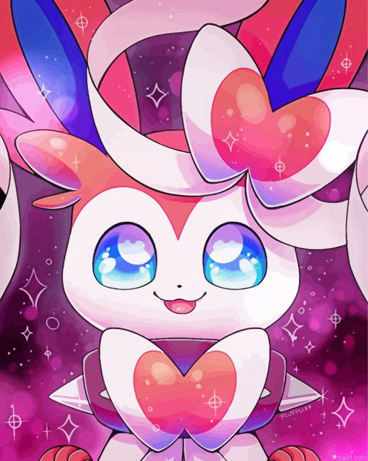 Sylveon Anime Painting By Numberss.png