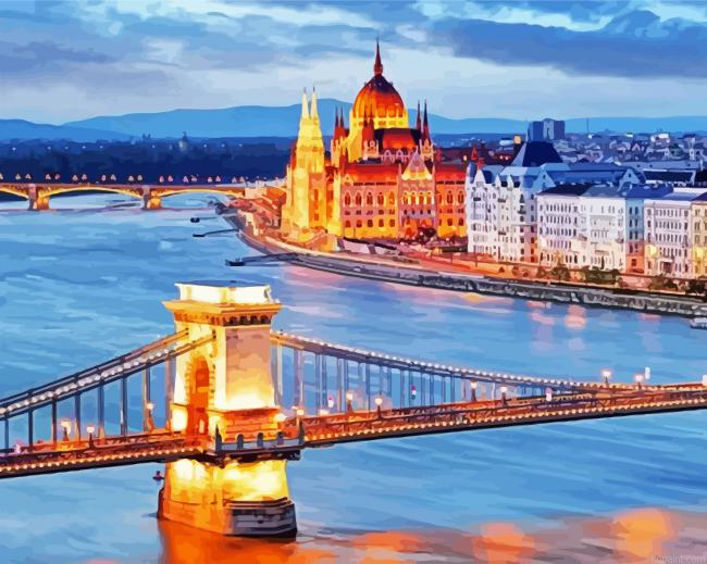 Szechenyi Chain Bridge Budapest Painting By Numberss.png