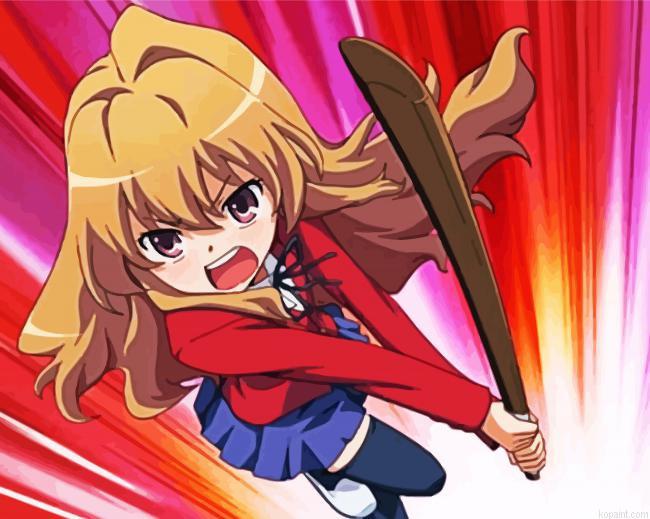 Taiga Aisaka Toradora Anime Painting By Numberss.png