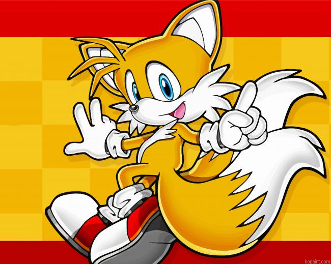 Tails The Fox Painting By Numberss.png
