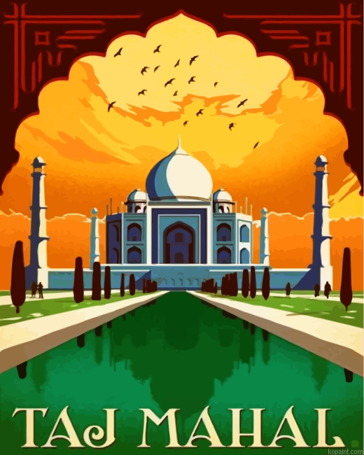 Taj Maha India Painting By Numberss.png