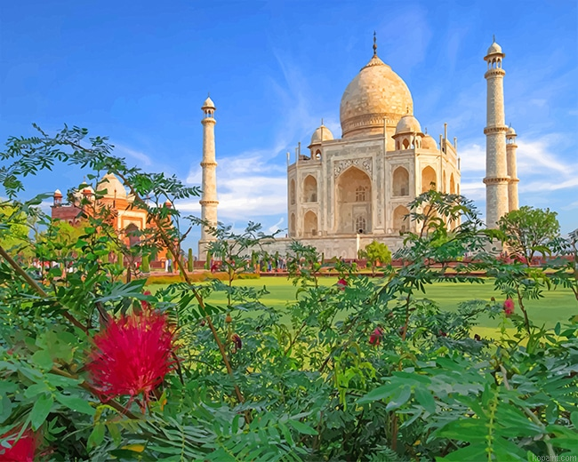 Taj Mahal India New Painting By Numberss.png
