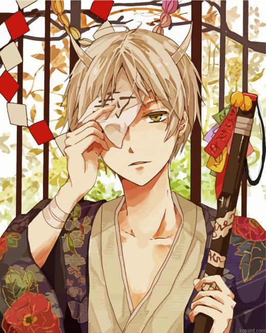 Takashi Natsume Anime Boy Painting By Numberss.png