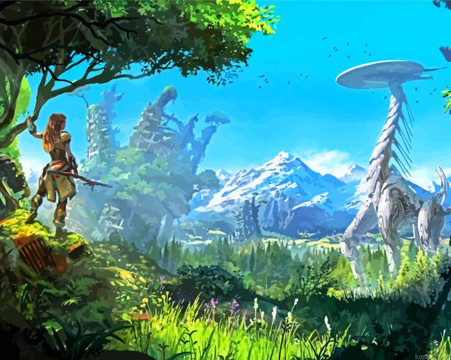 Tallneck Horizon Zero Painting By Numberss.png