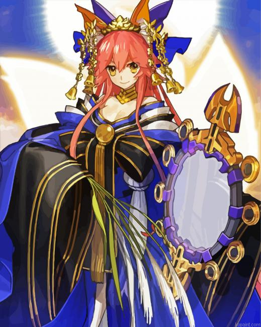 Tamamo No Mae Anime Painting By Numberss.png