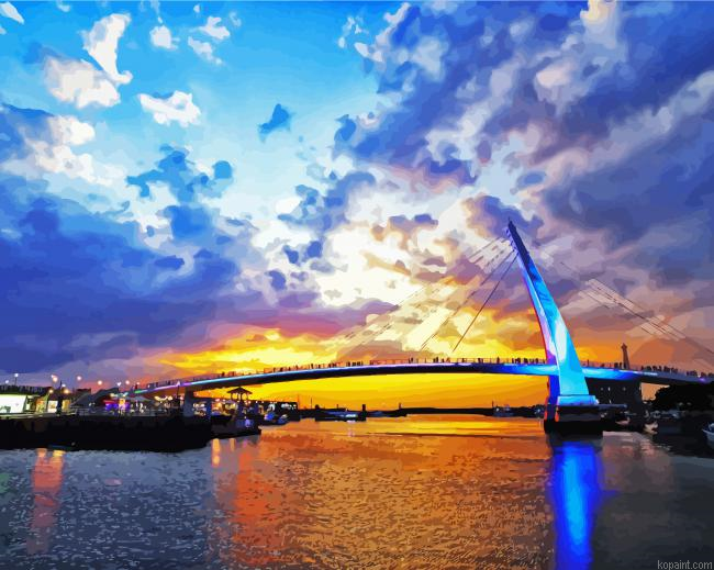 Tamsui Fisherman S Wharf Taipei Painting By Numberss.png