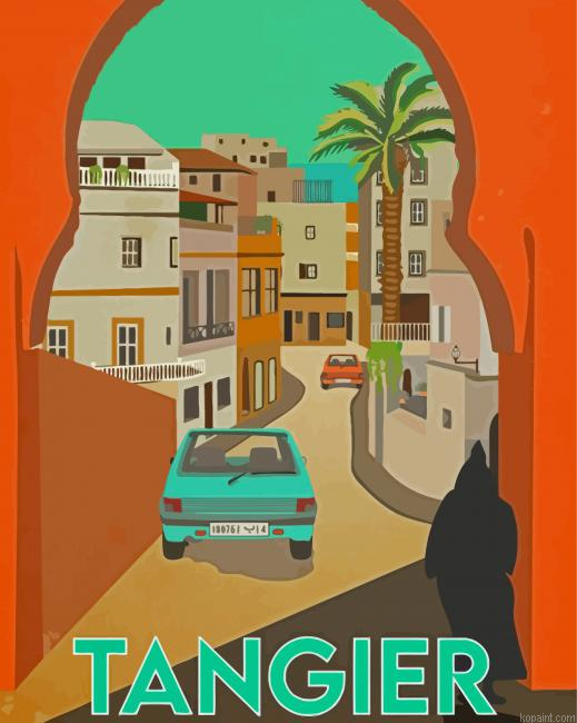 Tangier City Morocco Painting By Numberss.png