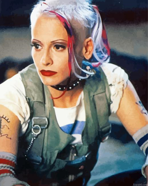 Tank Girl Movie Character Painting By Numberss.png