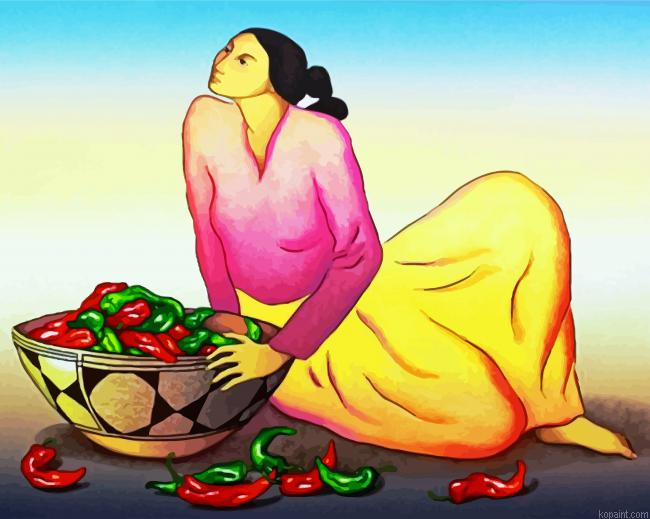 Tanya By Rc Gorman Painting By Numberss.png