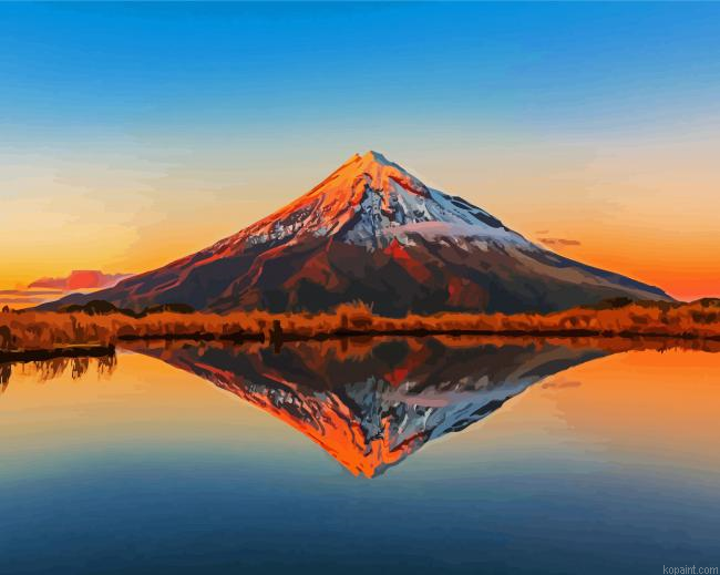 Taranaki Mountain Painting By Numberss.png