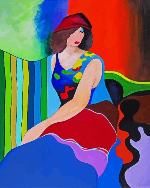 Tarkay Woman Painting By Numberss.png