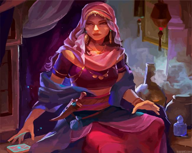 Tarot Reader Painting By Numberss.png