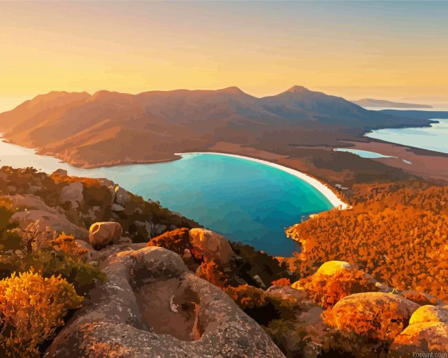 Tasmania Landscape Painting By Numberss.png