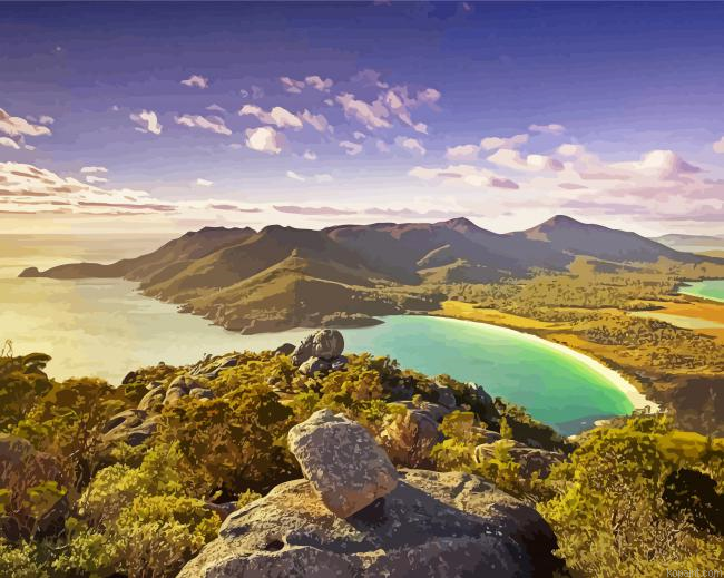 Tasmania Lanscapes Painting By Numberss.png