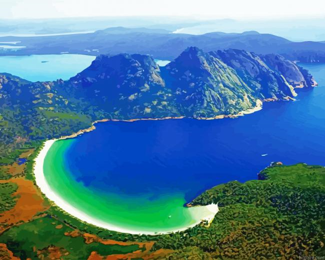 Tasmania Sea Painting By Numberss.png