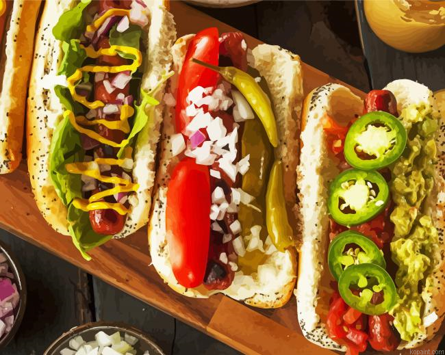 Tasty Hot Dogs Painting By Numberss.png