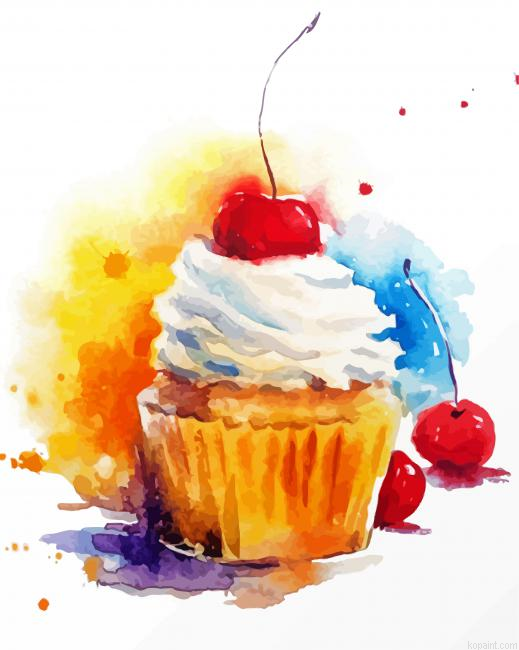 Tasty Muffin Painting By Numberss.png