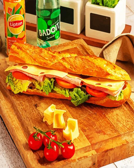 Tasty Sandwich Painting By Numberss.png