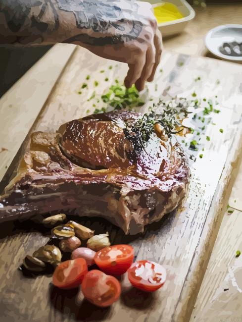 Tasty Tomahawk Steak Painting By Numberss.png