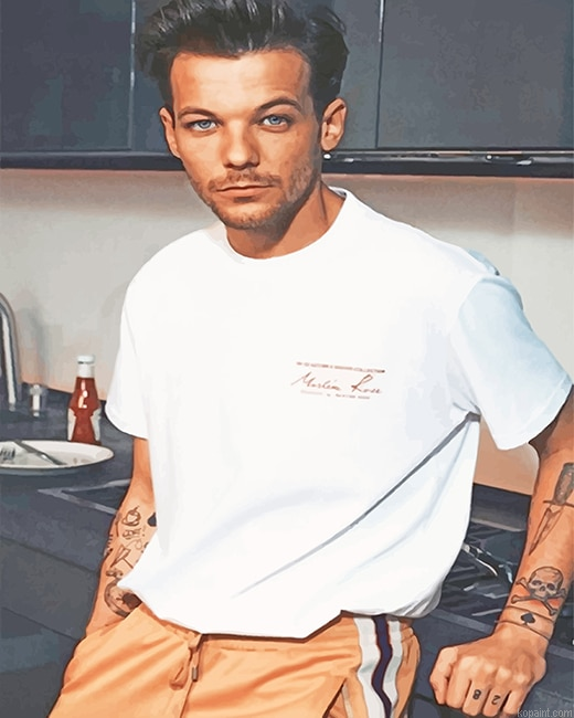 Tattooed Louis Tomlinson New Painting By Numberss.png