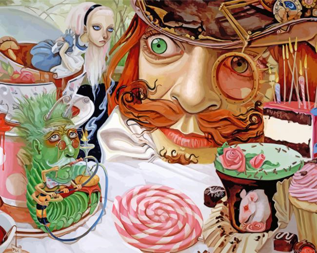 Tea Party Painting By Numberss.png