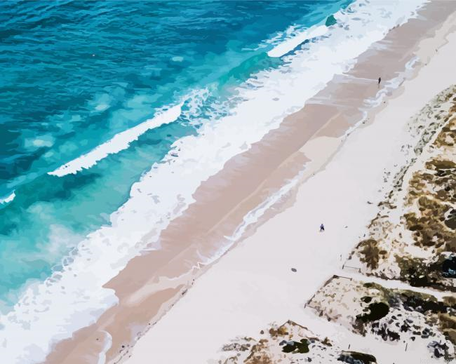 Teal Sea Seascape Painting By Numberss.png