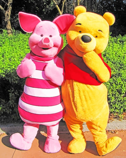 Teddy Bear Disneyland New Painting By Numberss.png