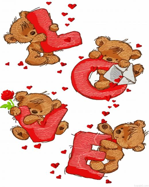 Teddy Bear Love Painting By Numberss.png