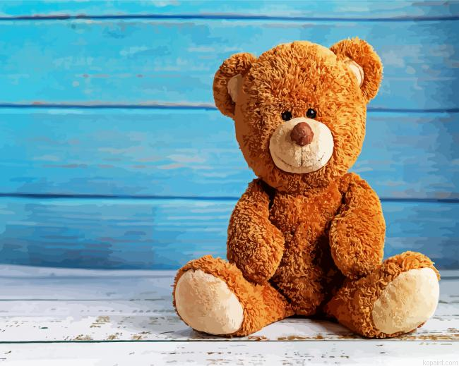 Teddy Bear Paint By Numbers.png